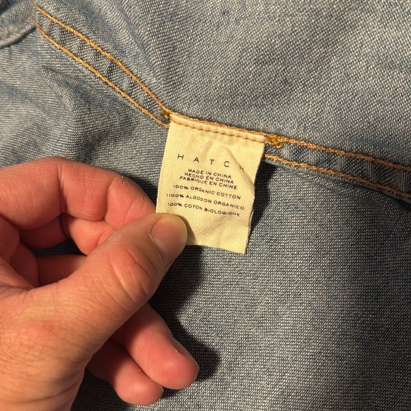 Hatch Blue Denim Maternity Shirt - Picture 6 of 8